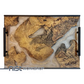 سینی چوب و رزین مدل ممرز اسموکی با کد MS_smok0001_2