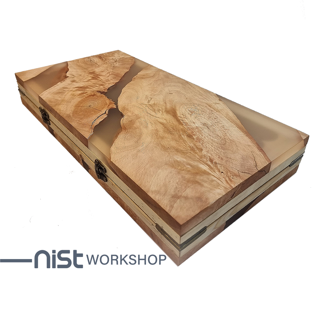 تخته نرد کلاسیک مدل توسکا جنگلی-3