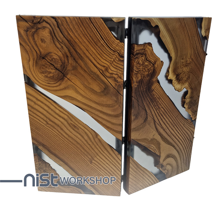 تخته نرد کلاسیک مدل سنجد دودی-4