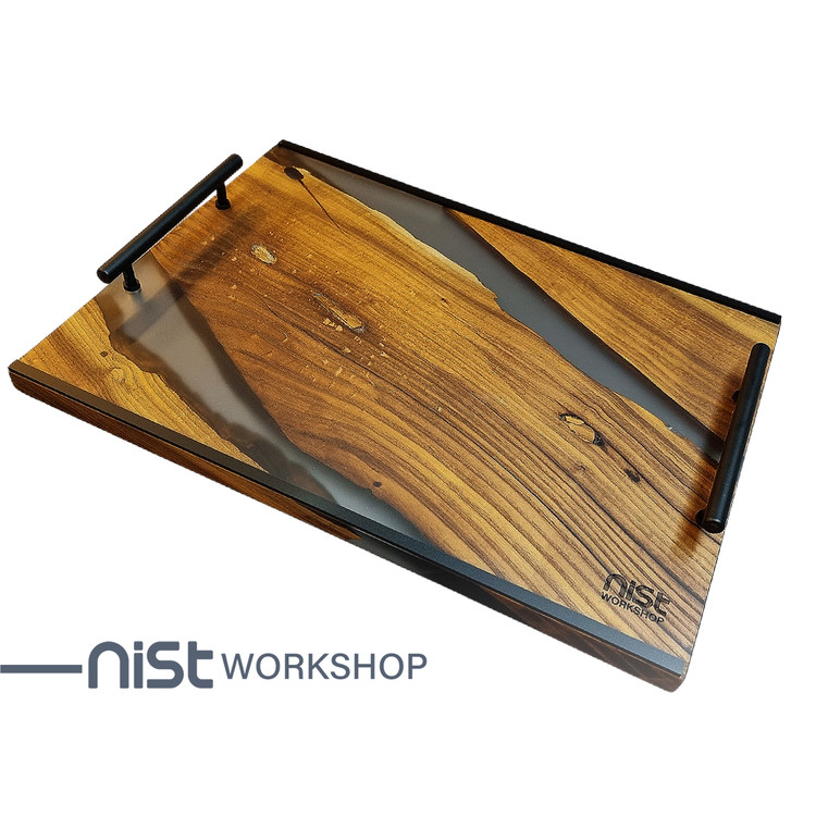 سینی چوب و رزین مدل سنجد دودی-01