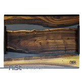 سینی چوب و رزین مدل سنجد دودی کد 002-03