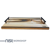 سینی چوب و رزین مدل توسکا دودی _کد 001-04