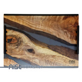 سینی چوب و رزین مدل توسکا دودی _کد 002-03